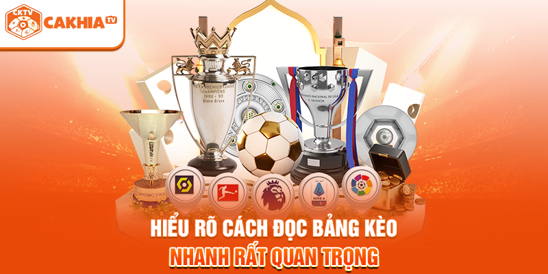 Hiểu rõ cách đọc bảng kèo nhanh rất quan trọng